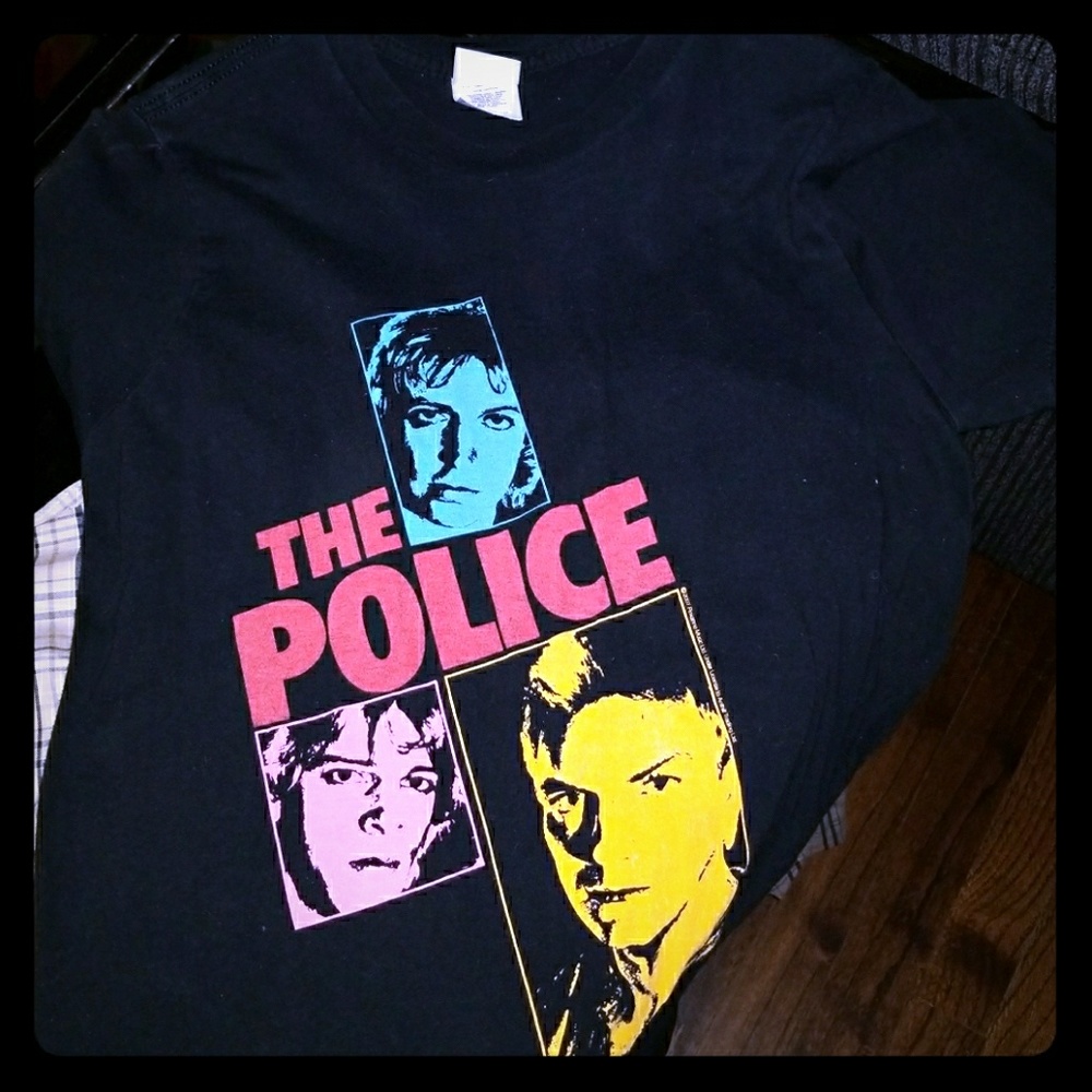 The Police Shirt, 80s Rare Vintage